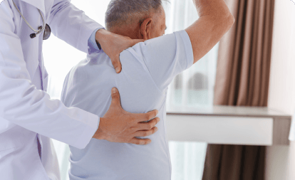 persona con una lesión de rodilla